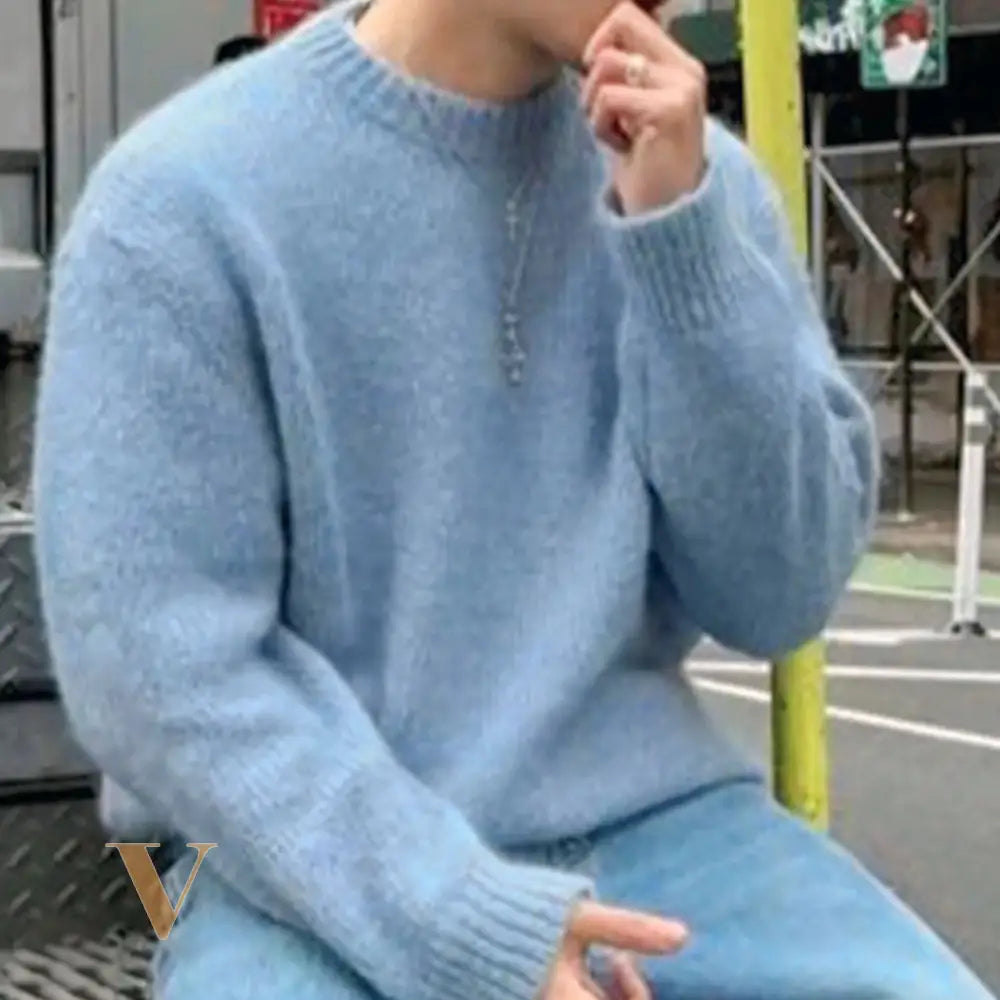 Knitted Crewneck Sweater