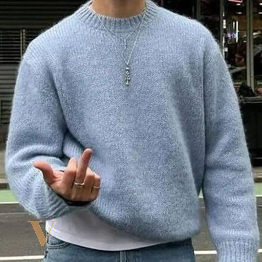 Knitted Crewneck Sweater