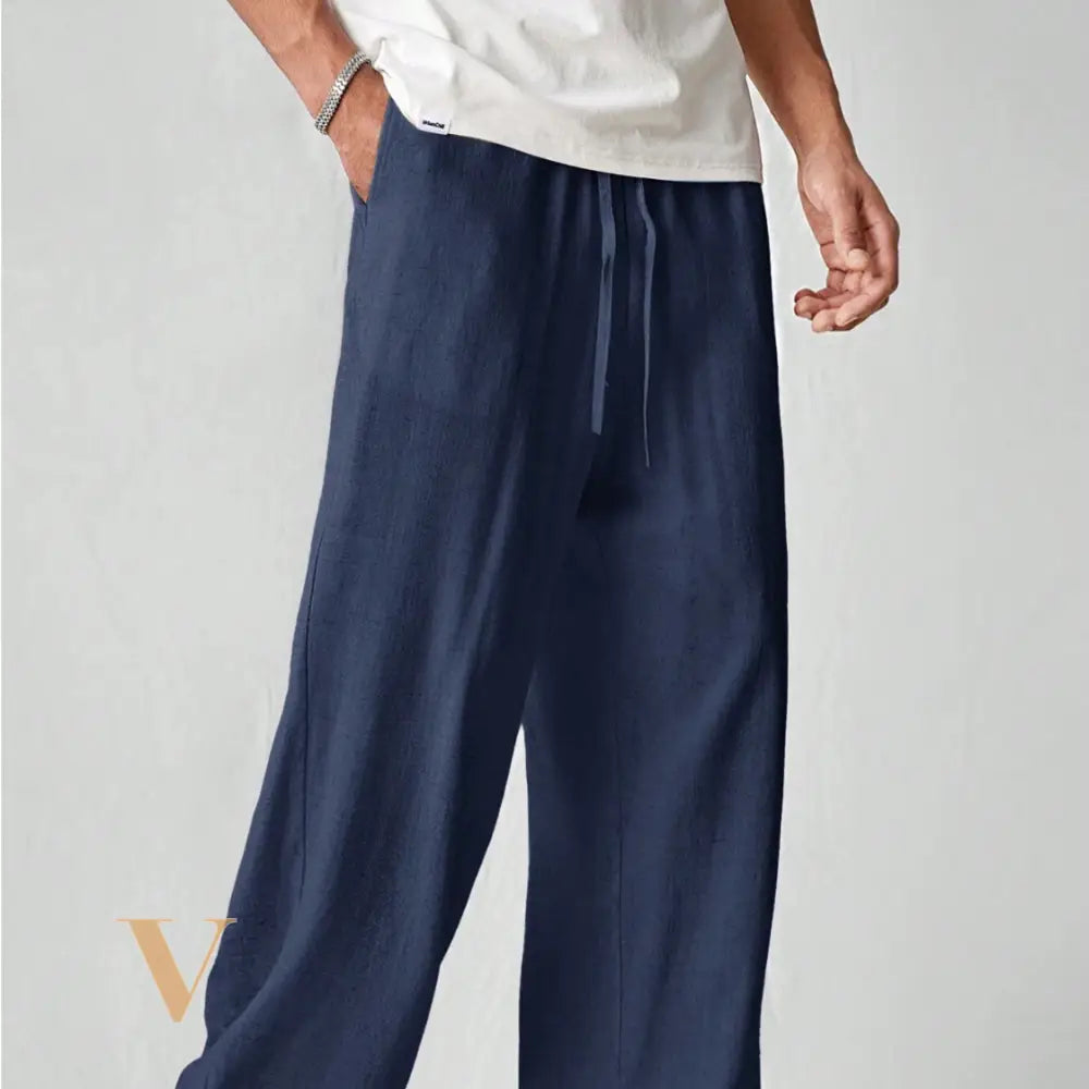 Linen Straight Fit Bottoms