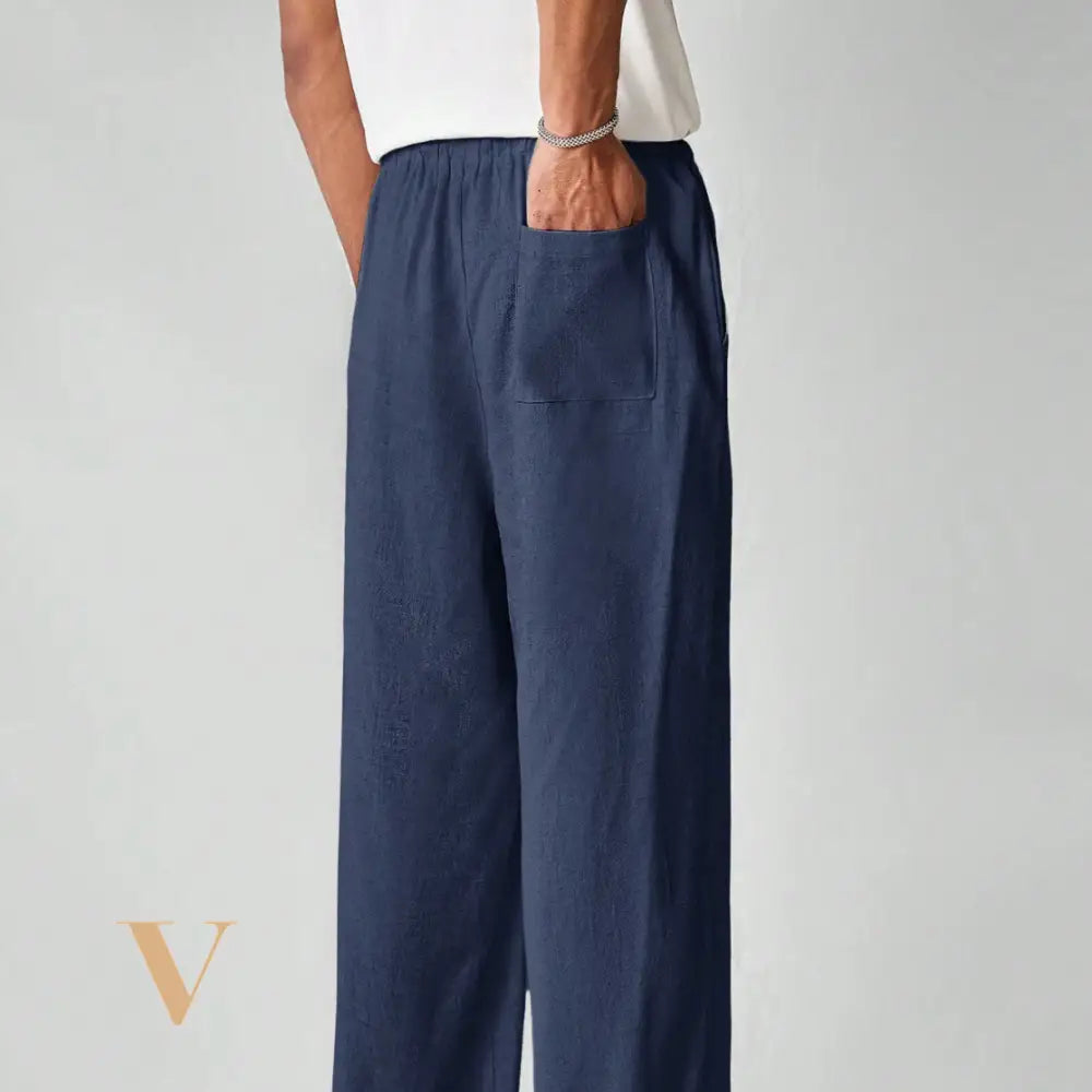 Linen Straight Fit Bottoms