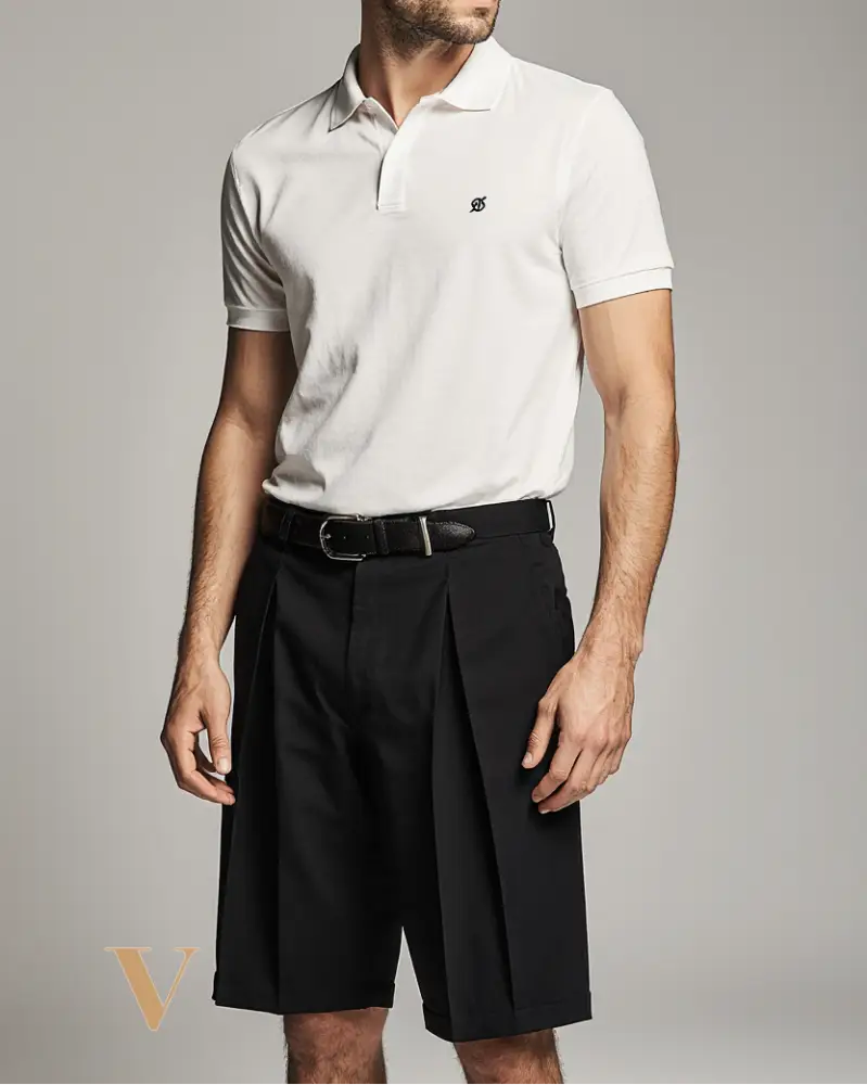 Roma Pleated Shorts